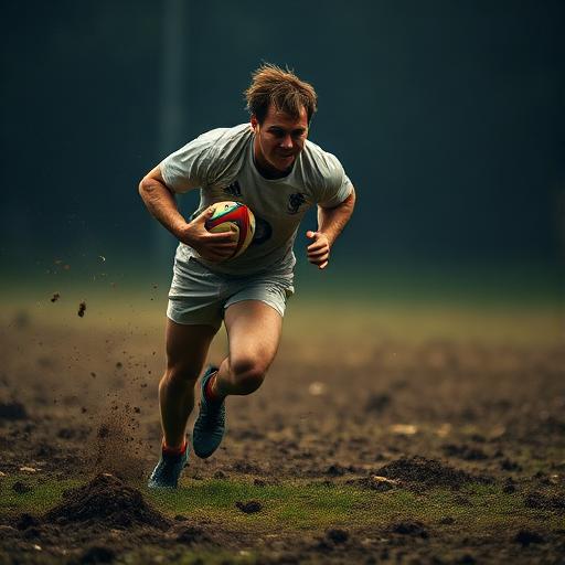 Rugby action shot